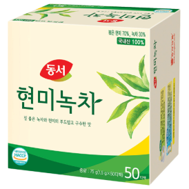 Dongseo  brown rice green tea 50pc